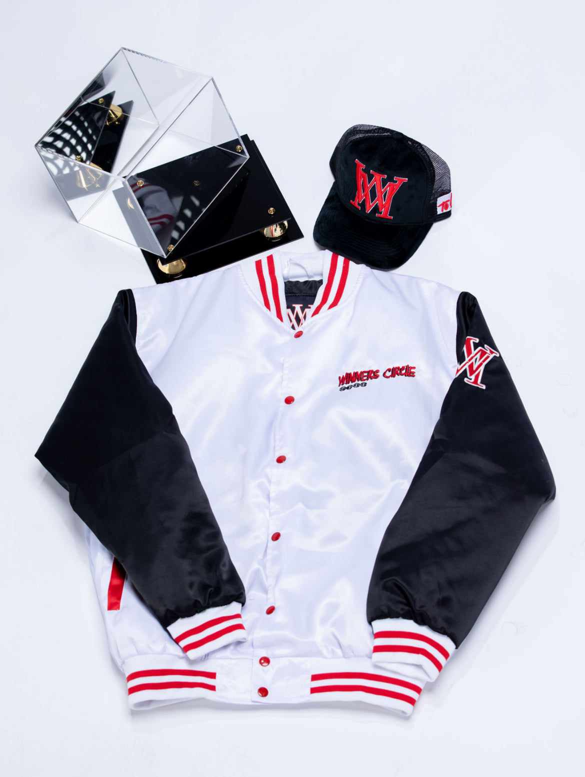 "Gifted" Jacket – As Worn by Mike Epps White/Black/Red