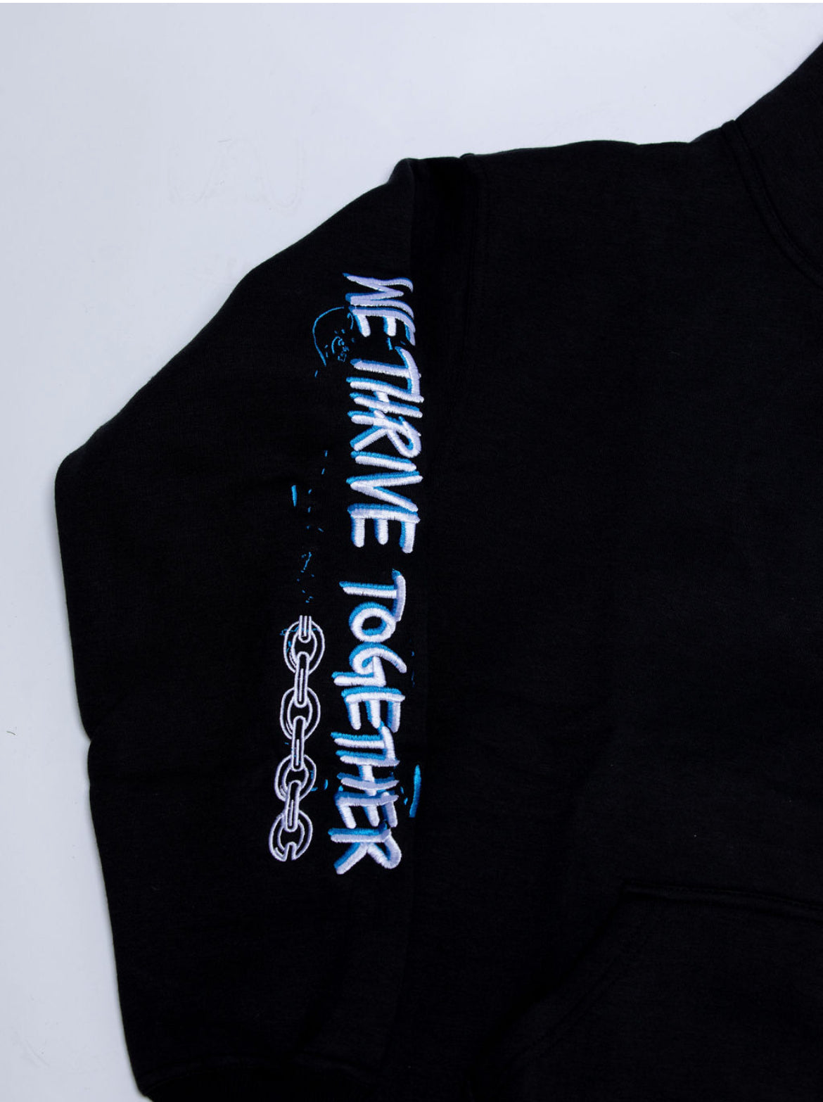 Mabuhay "Resilience – The World Is Better with You in It" Sweatsuit (Black, White & Baby Blue)