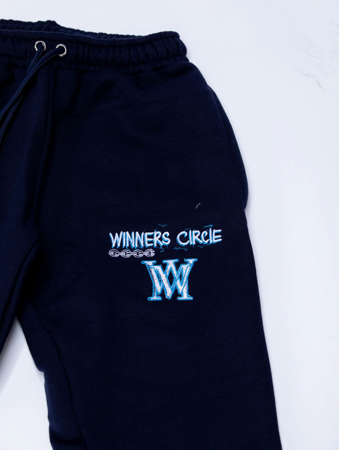 Mabuhay We Rise "Winners Circle" Hoodie Jogger Set – Navy, Baby Blue & White
