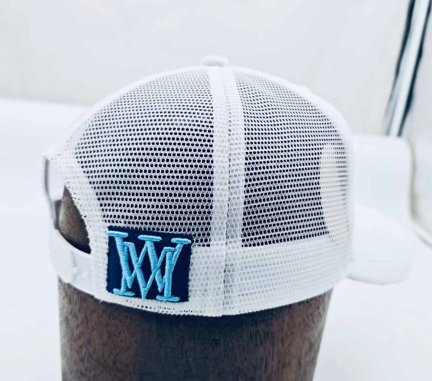 Mabuhay We Rise "Loyalty" Hat (White, Navy & Baby Blue)