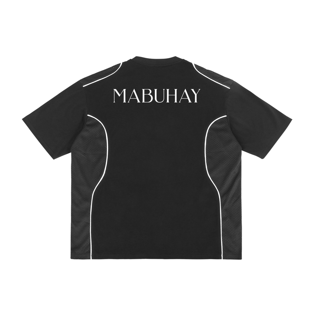 Contrast Piped Panel T-Shirt