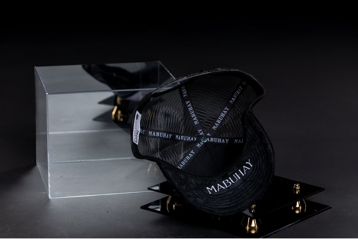 Limited Time Exclusive MW Hat - Black/White (Black Mesh) w Luxury Collectors Case