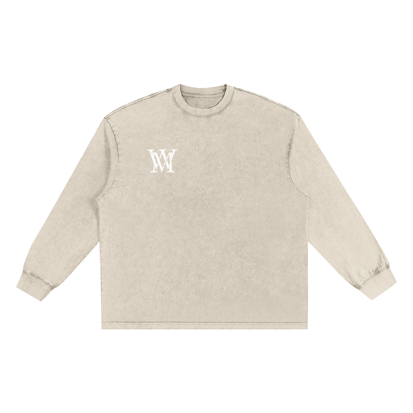 Snow Washed Frayed Edge T-Shirt