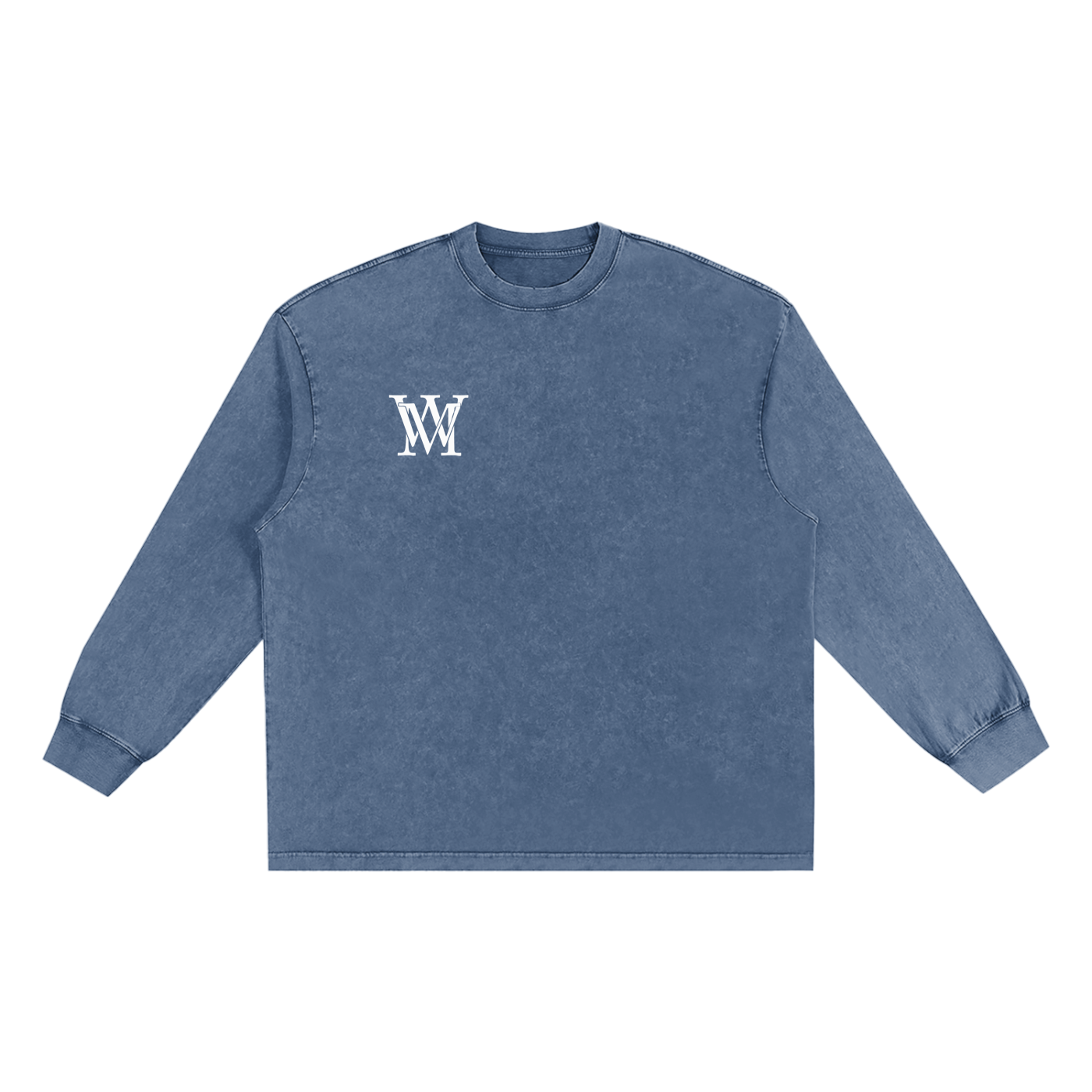 Snow Washed Frayed Edge T-Shirt