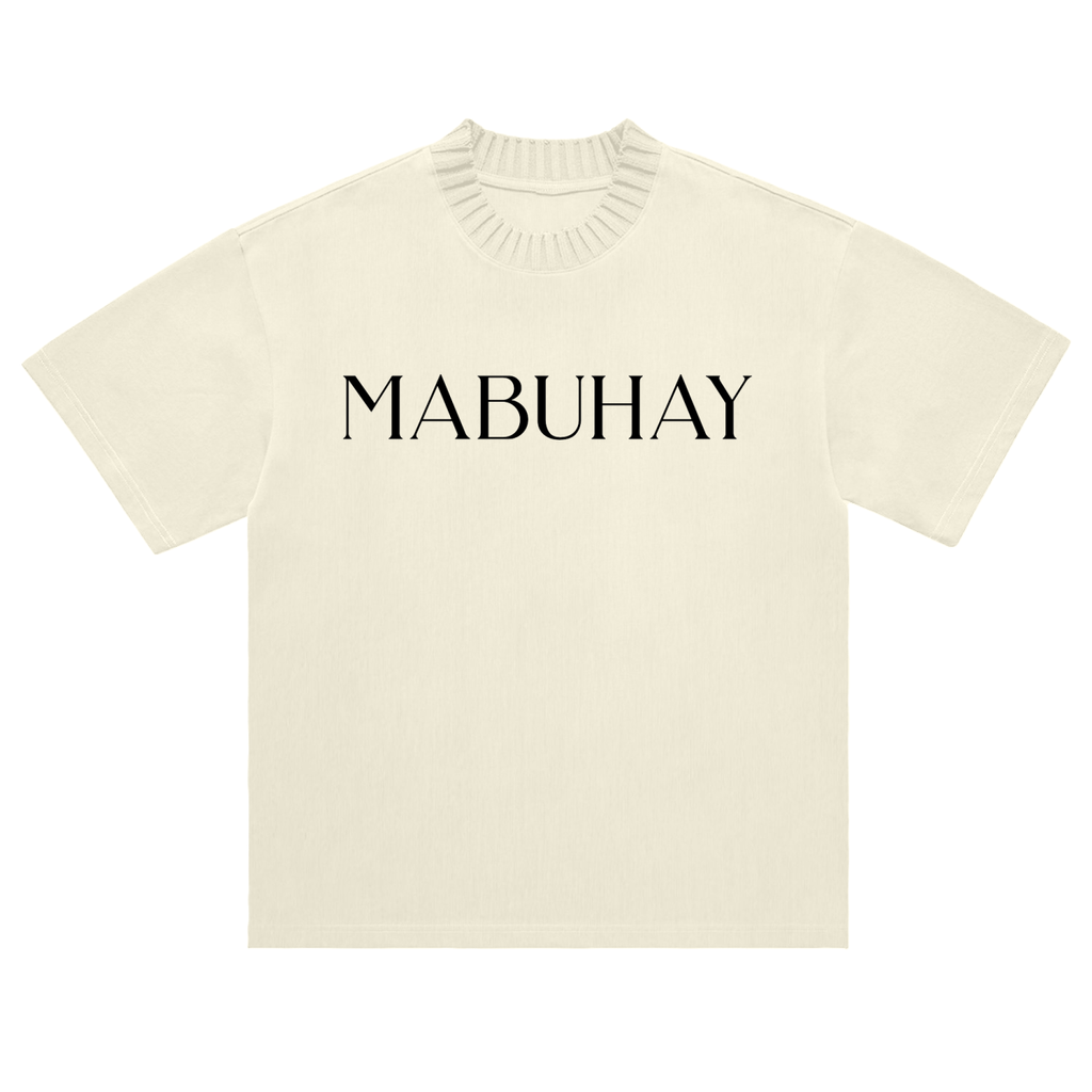 Heavyweight Knitted Round Neck T-Shirt