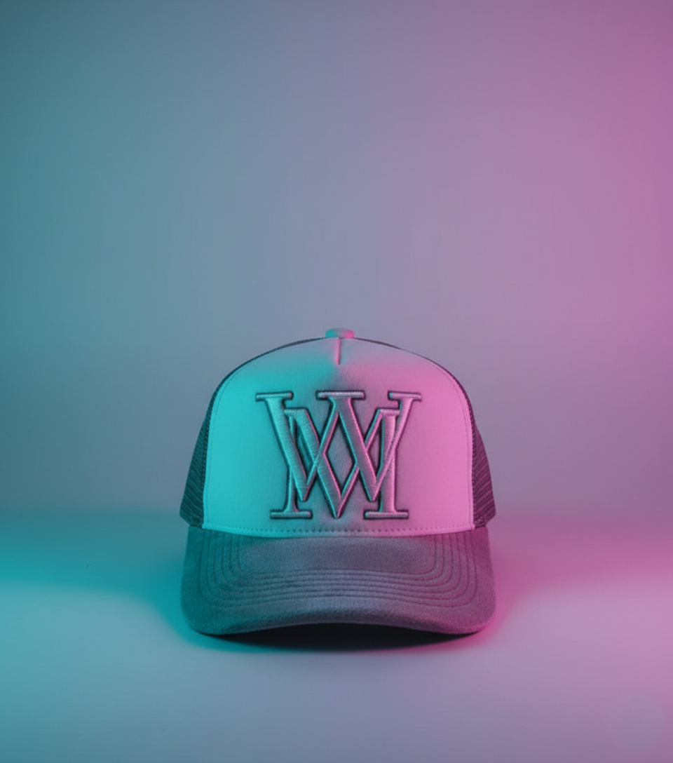 Mabuhay Platinum Hat (Grey/White)