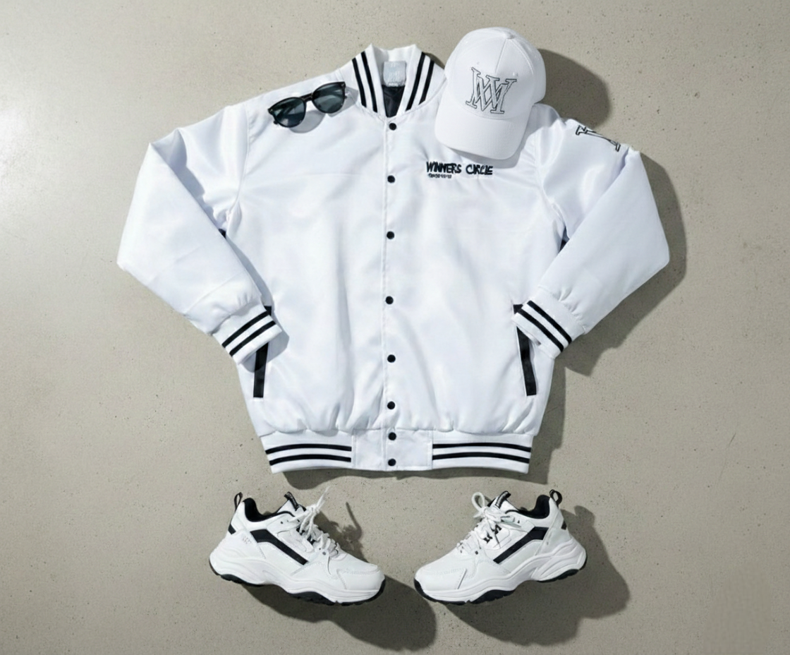 Mabuhay white Jacket X Winners Circle