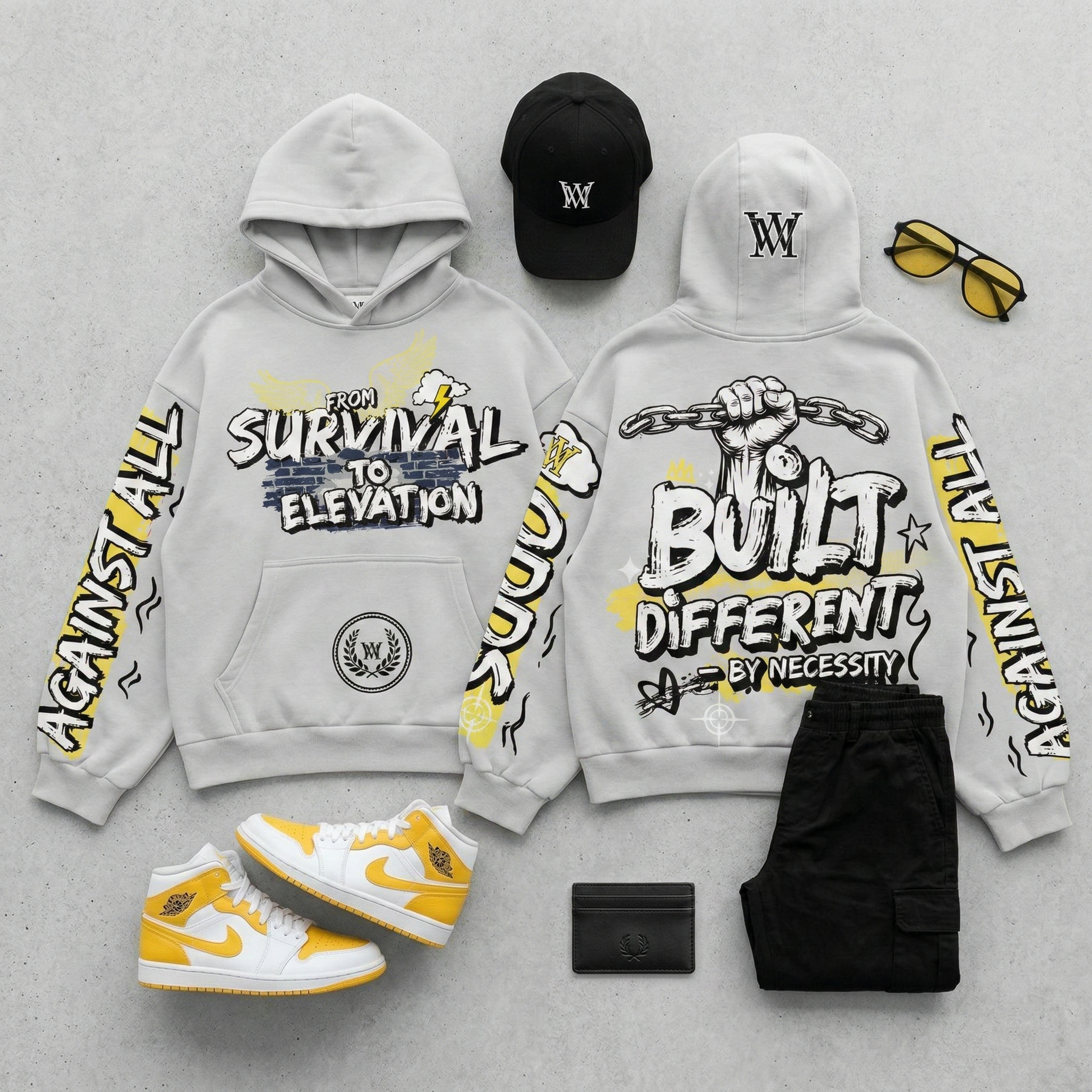 Mabuhay Built Different By Neccesity Pullover Hoodie