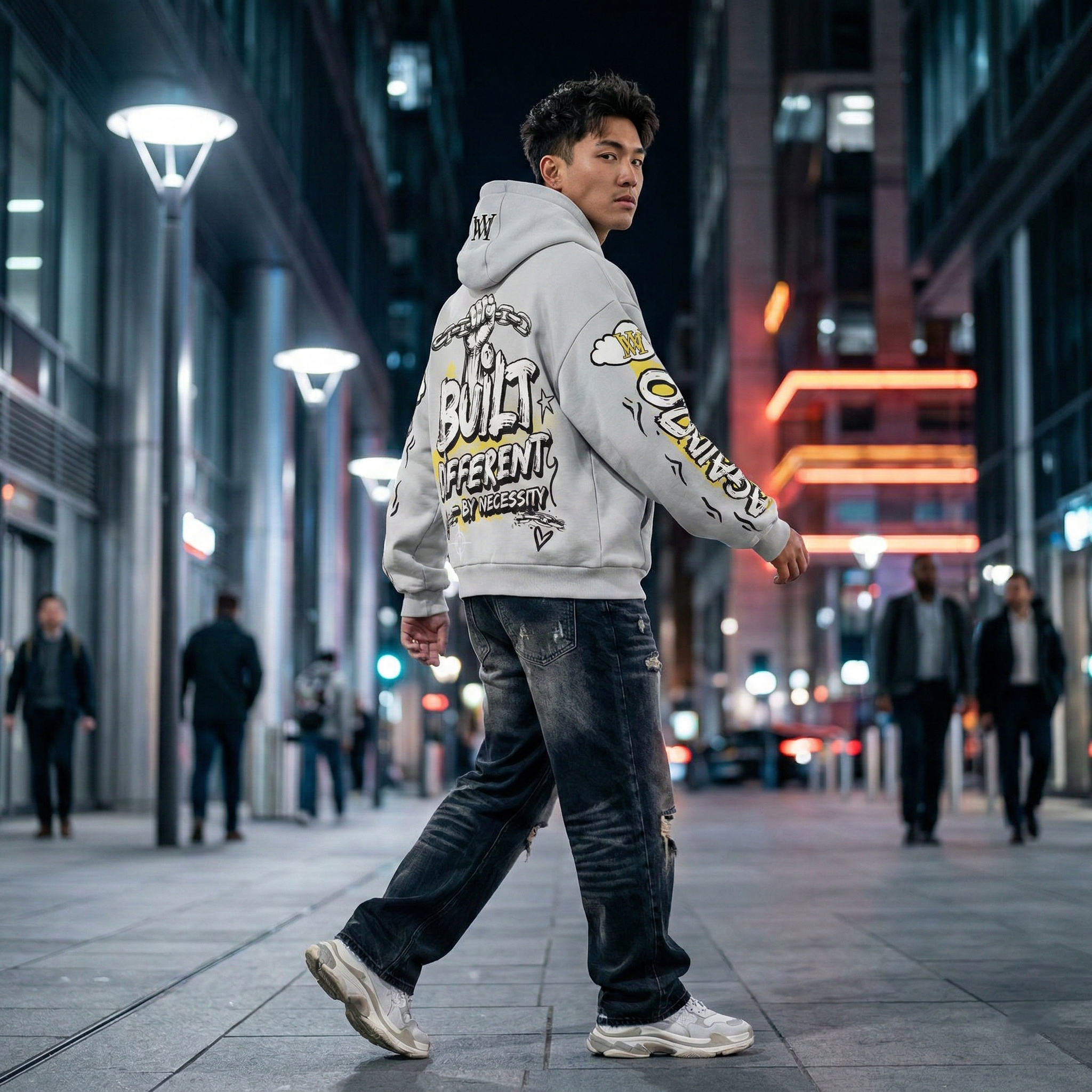 Mabuhay Built Different By Neccesity Pullover Hoodie