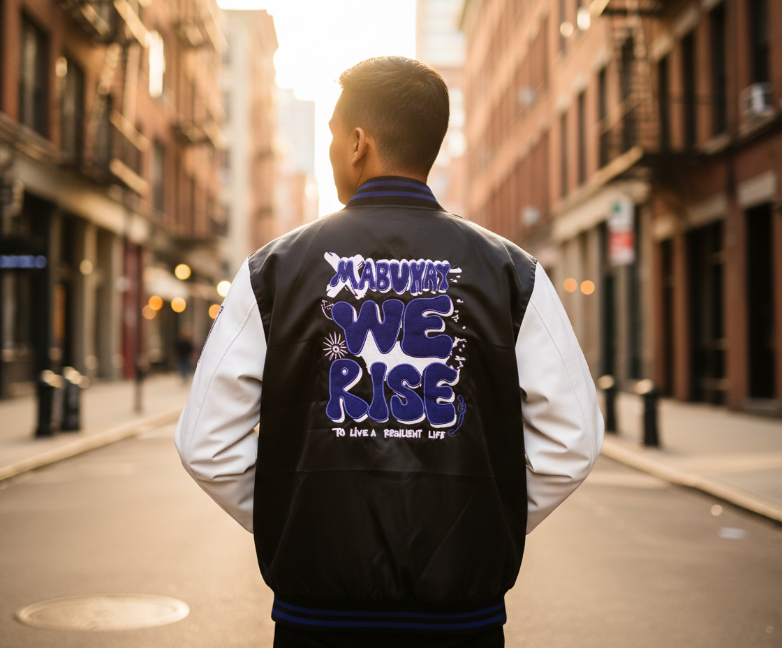 Winners Circle Blue/white Jacket X Mabuhay We Rise
