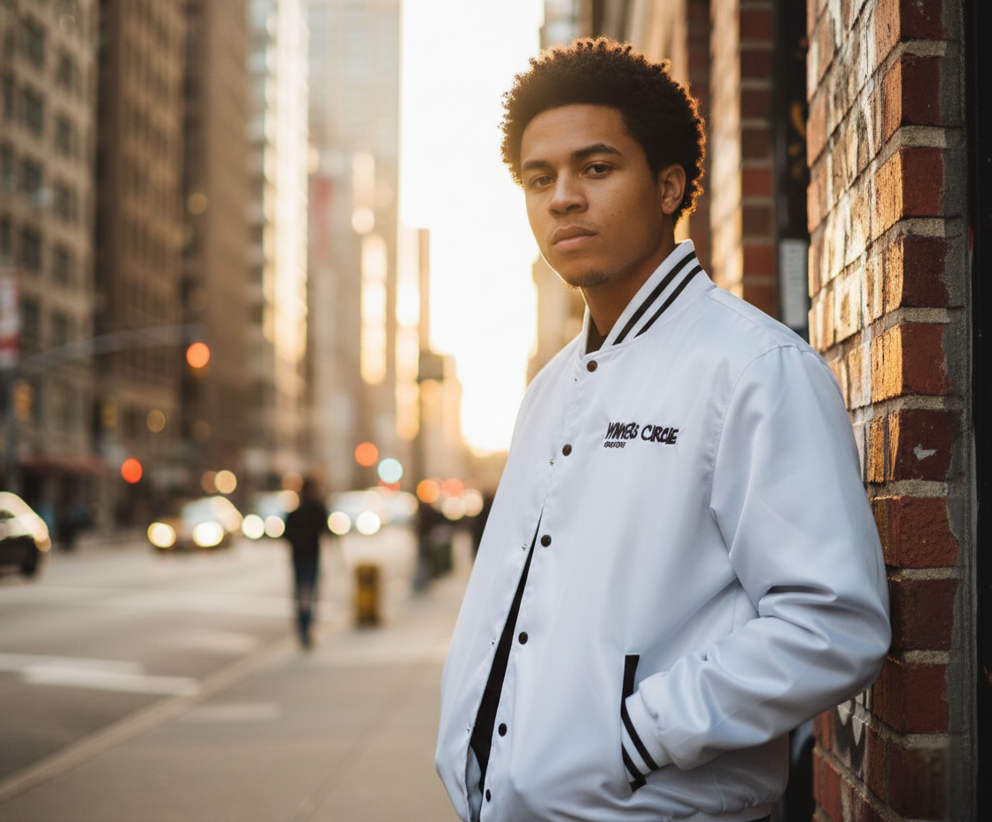 Mabuhay white Jacket X Winners Circle