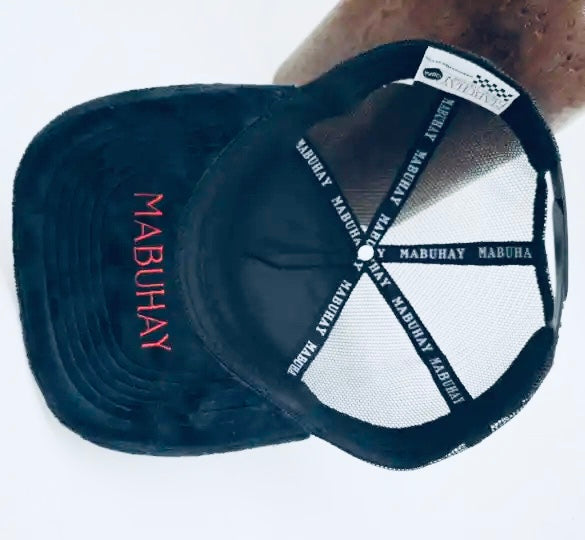 Mabuhay Unbreakable Hat ~ Black/Red/White