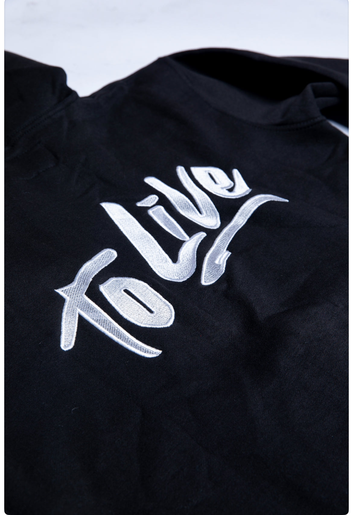 "To Live" Black N White Elevate Comfort Set