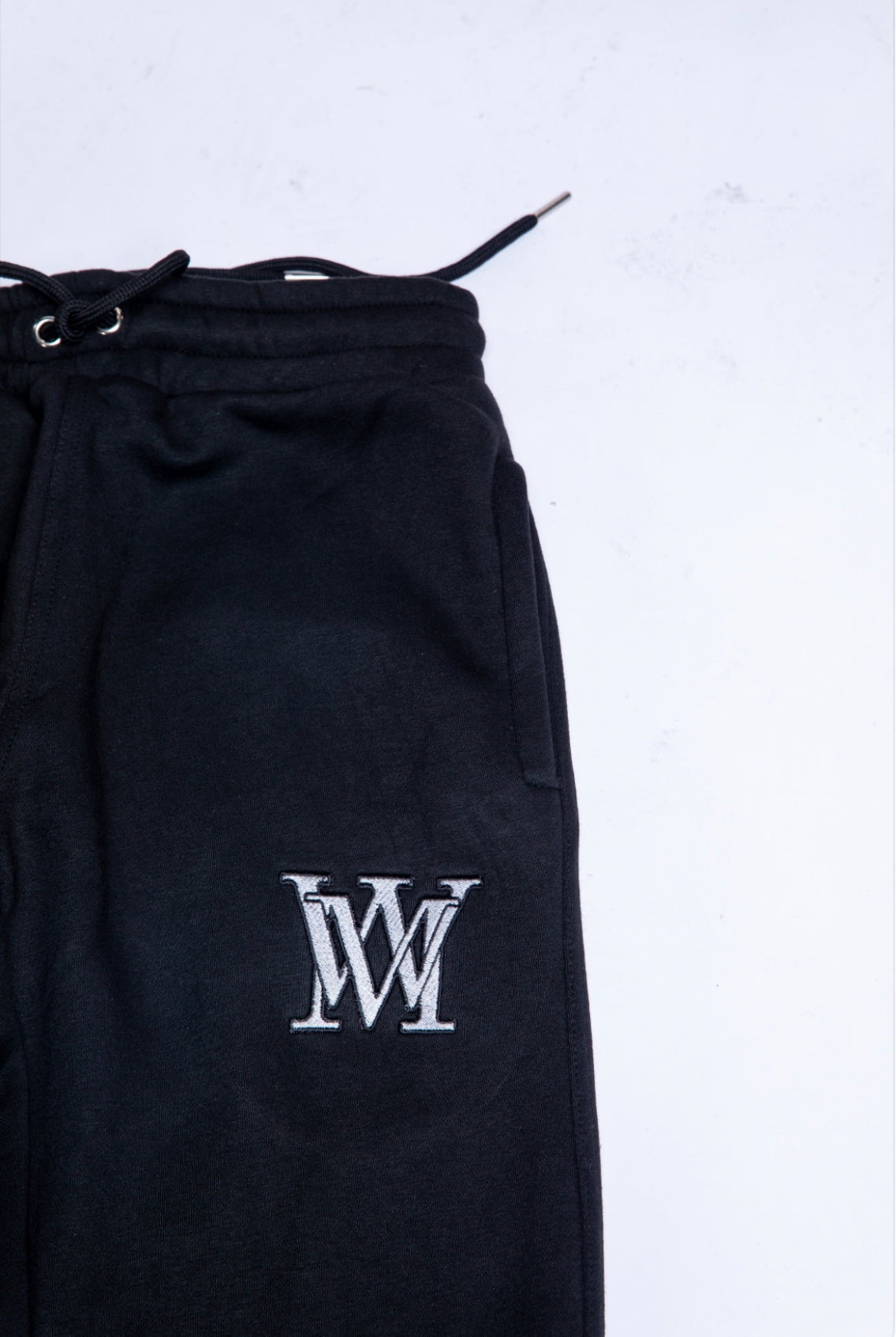 Perfection Comfort Joggers  Black with White Outline - Mabuhay