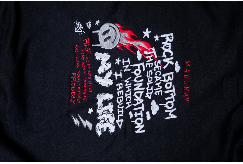 Mabuhay "Rock Bottom" Sweatsuit Black/Red/White