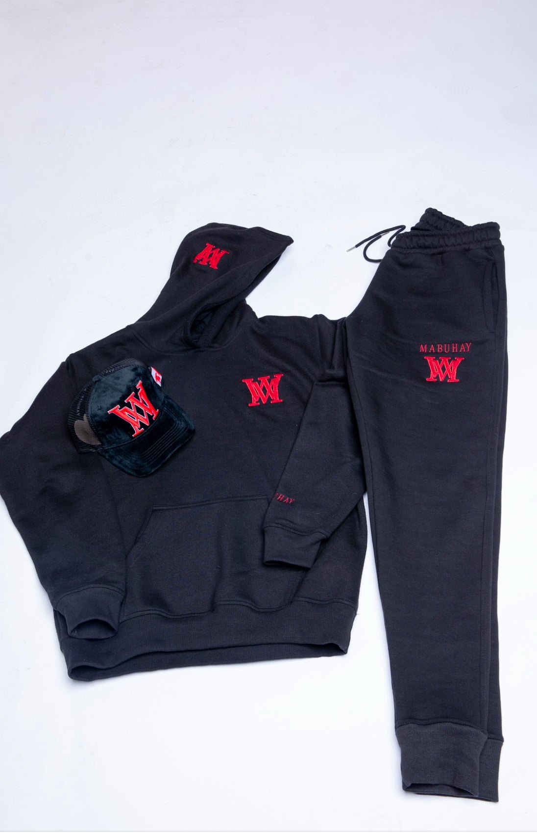 ROCK BOTTOMBlack/RedComfort Hoodie