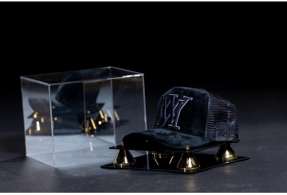 Mabuhay Echelon Hat Black/White Trim/Black