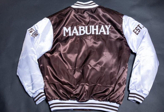 Brown & White What Up Doe 313 Jacket - Mabuhay