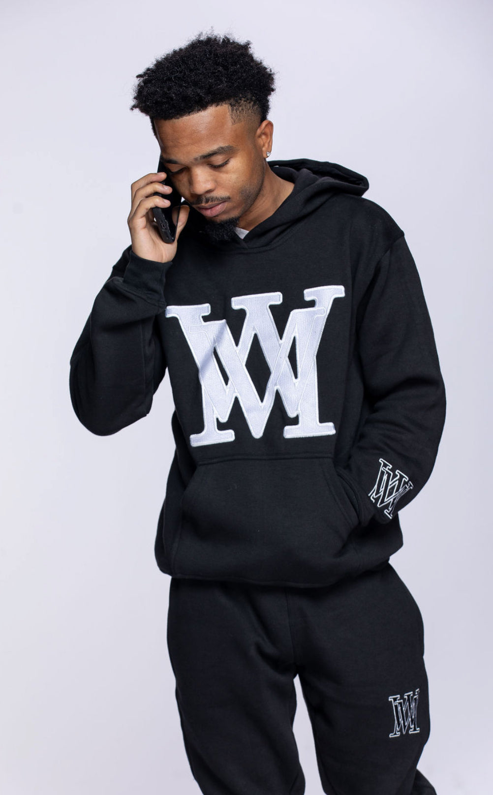 Mabuhay  "To Live" Black and White Sweatsuit