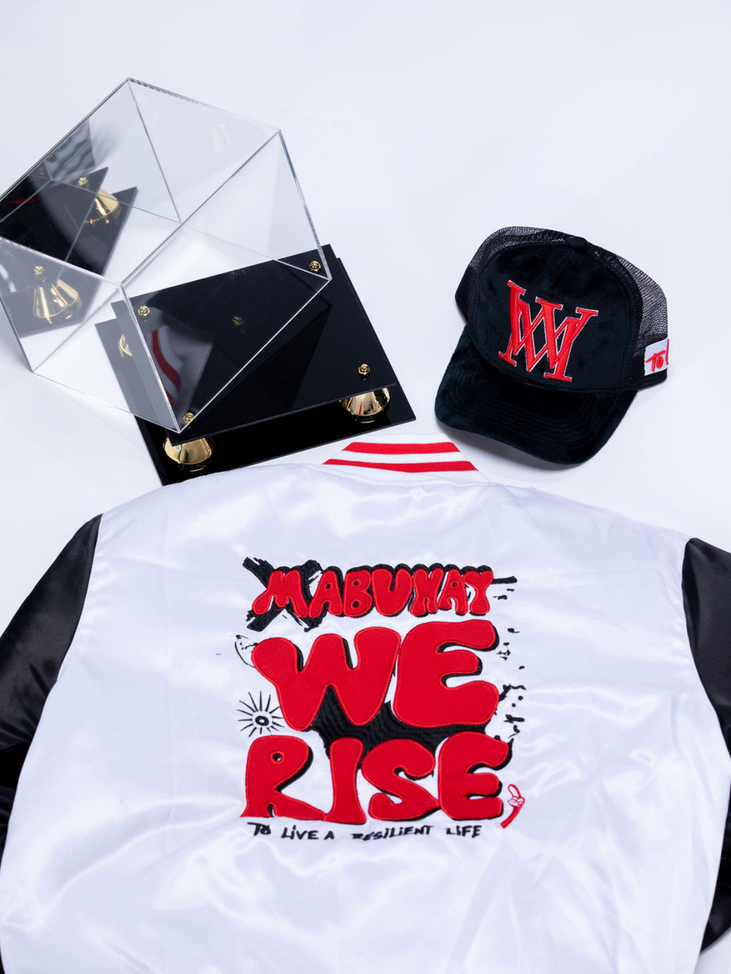 Mabuhay Unbreakable Hat ~ Black/Red/White