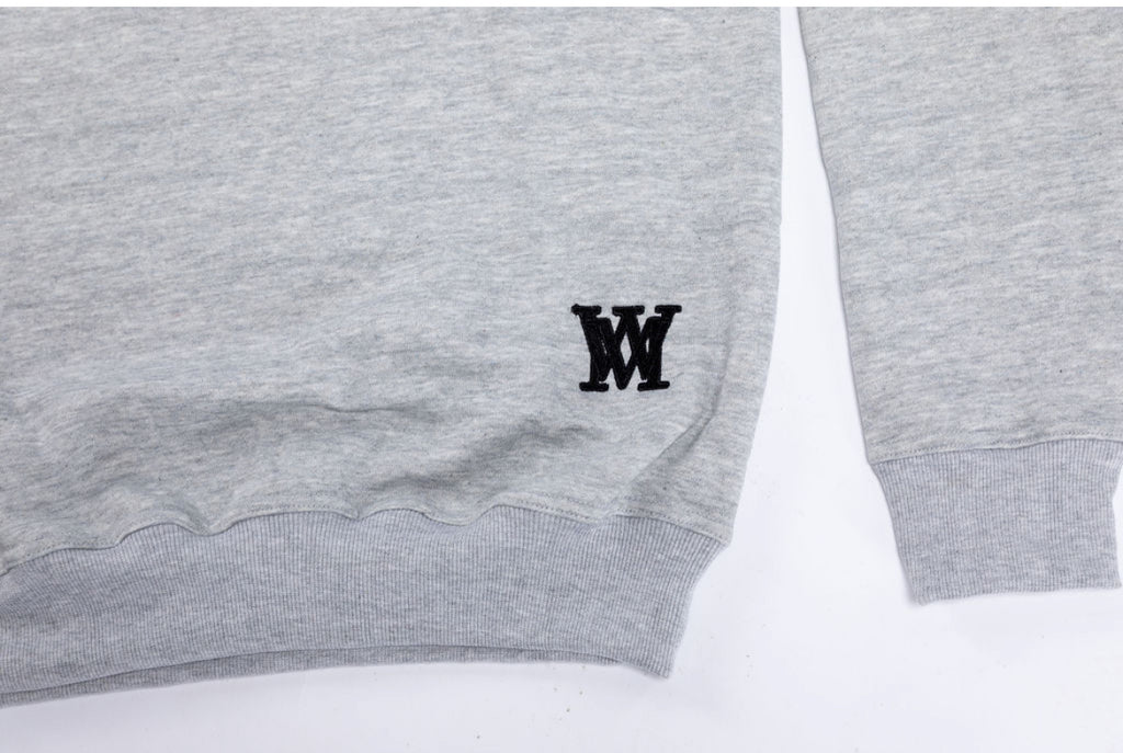 United Power Crewneck – Soft Grey, Black & Red Edition