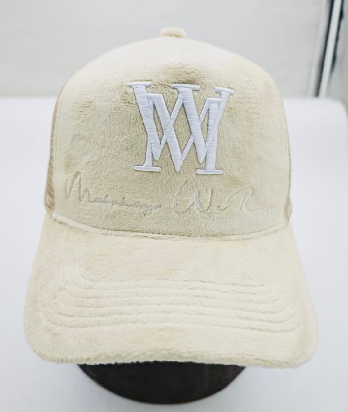 Mabuhay  Signature Hat - Tan/White