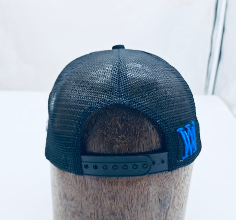 Mabuhay "Royalty" Hat (Black, Royal Blue & White)