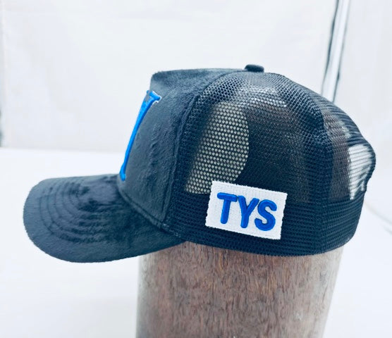 Mabuhay "Royalty" Hat (Black, Royal Blue & White)