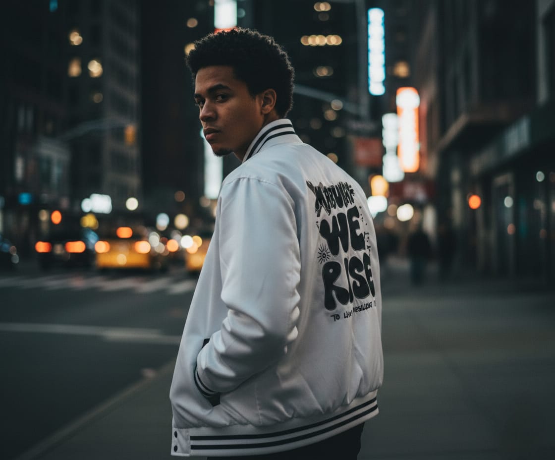 Mabuhay We Rise x Winners Circle varsity Jacket