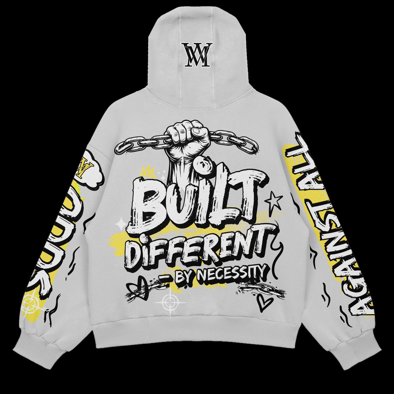 Mabuhay Built Different By Neccesity Pullover Hoodie