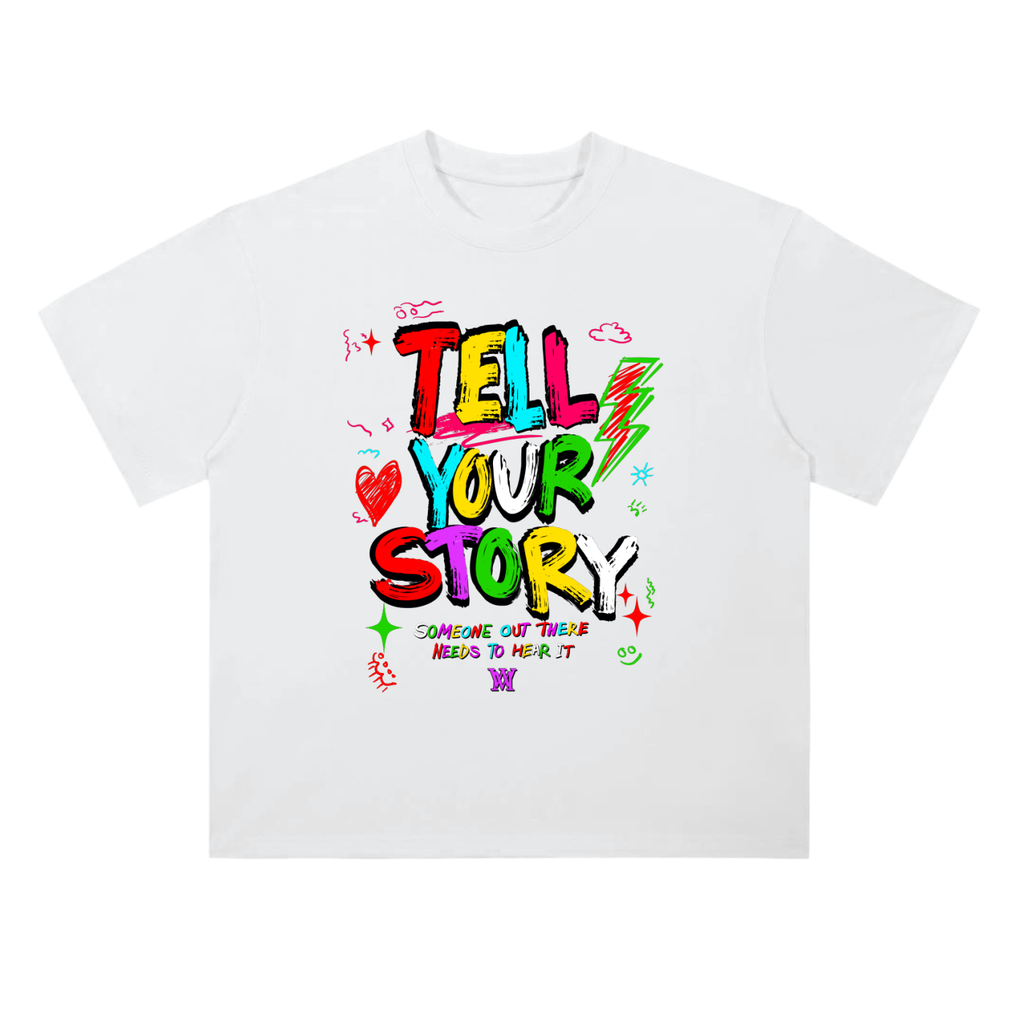 Heavyweight Drop Shoulder Cotton T-Shirt