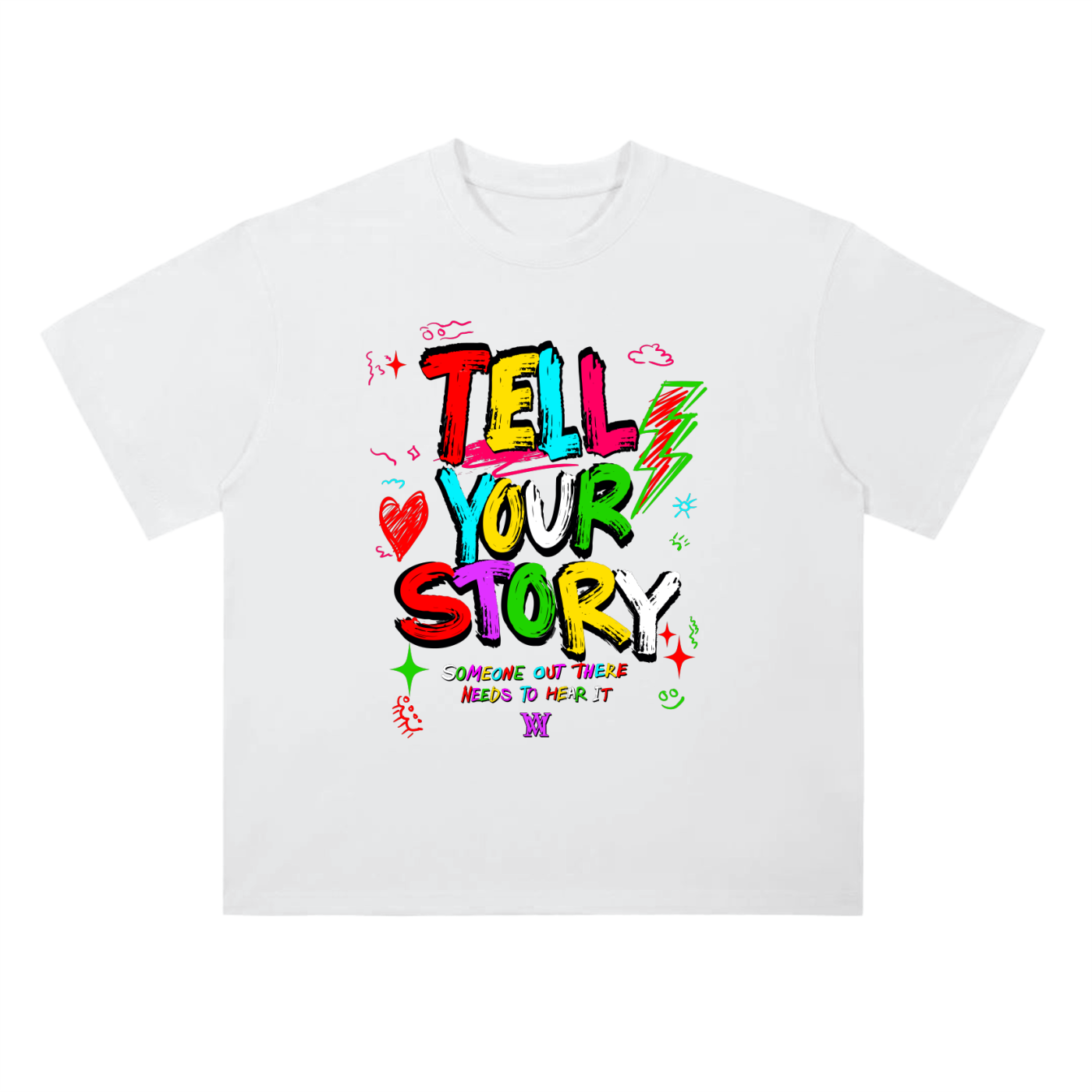 Heavyweight Drop Shoulder Cotton T-Shirt