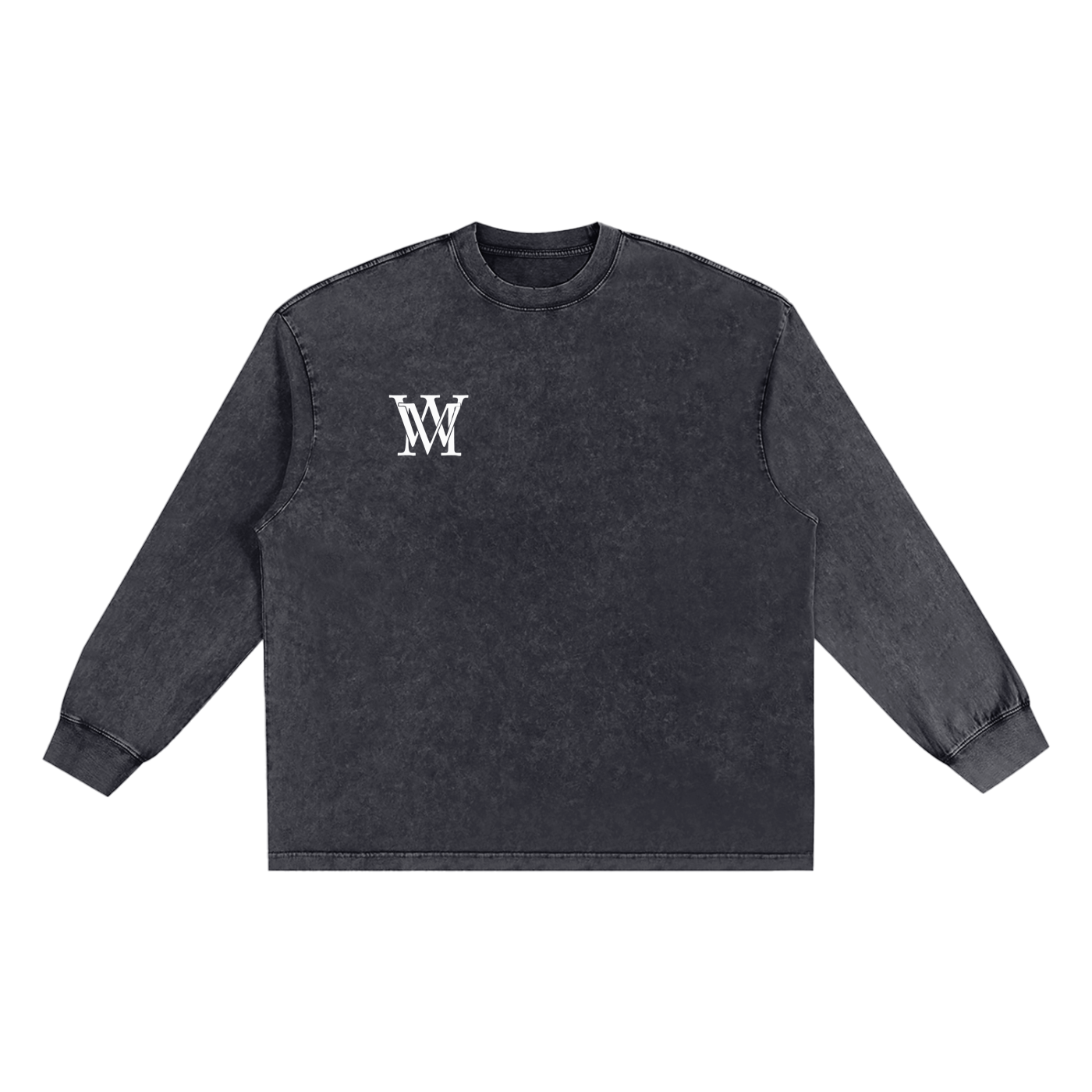 Snow Washed Frayed Edge T-Shirt