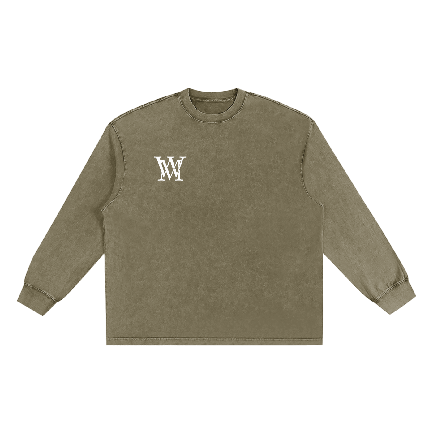 Snow Washed Frayed Edge T-Shirt