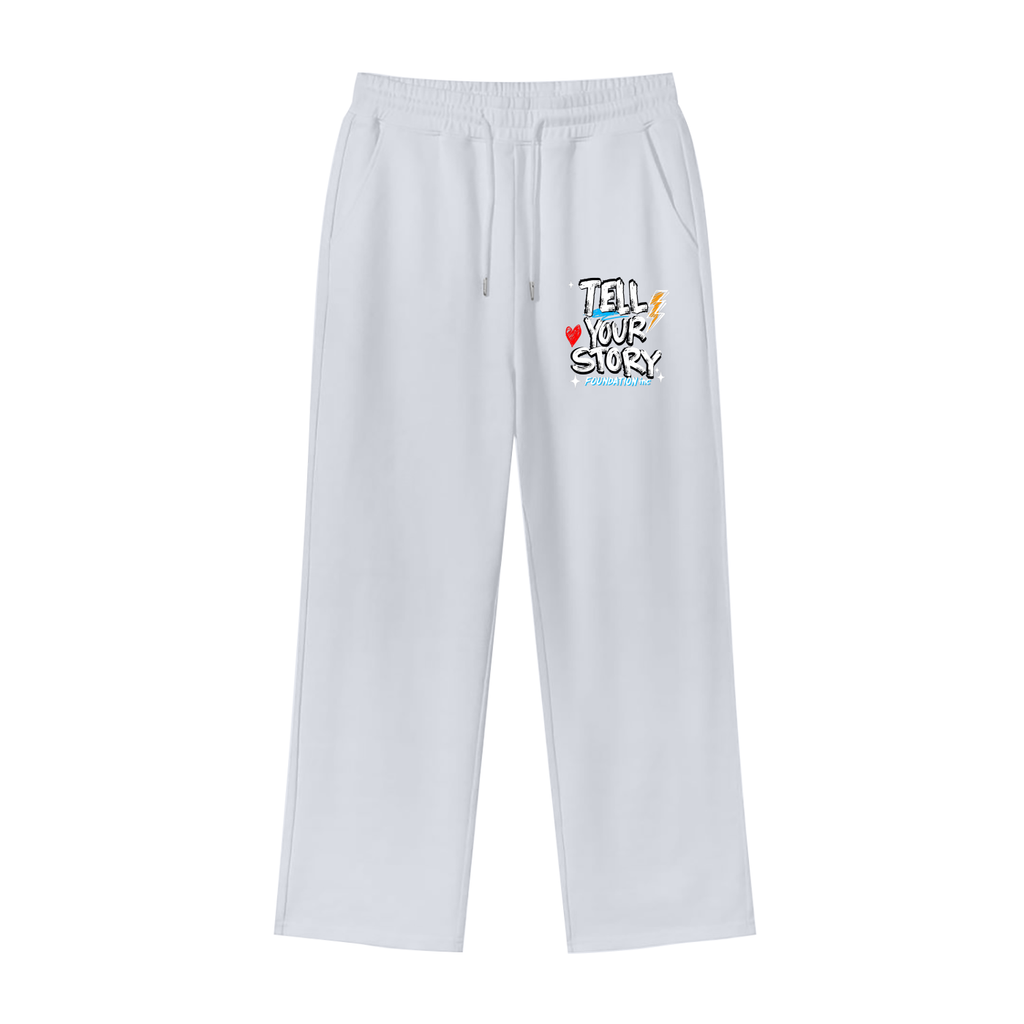 Loose Fit Fleece Straight Leg Pants