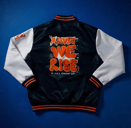 Black/Orange/White Mabuhay We Rise Signature Jacket -
