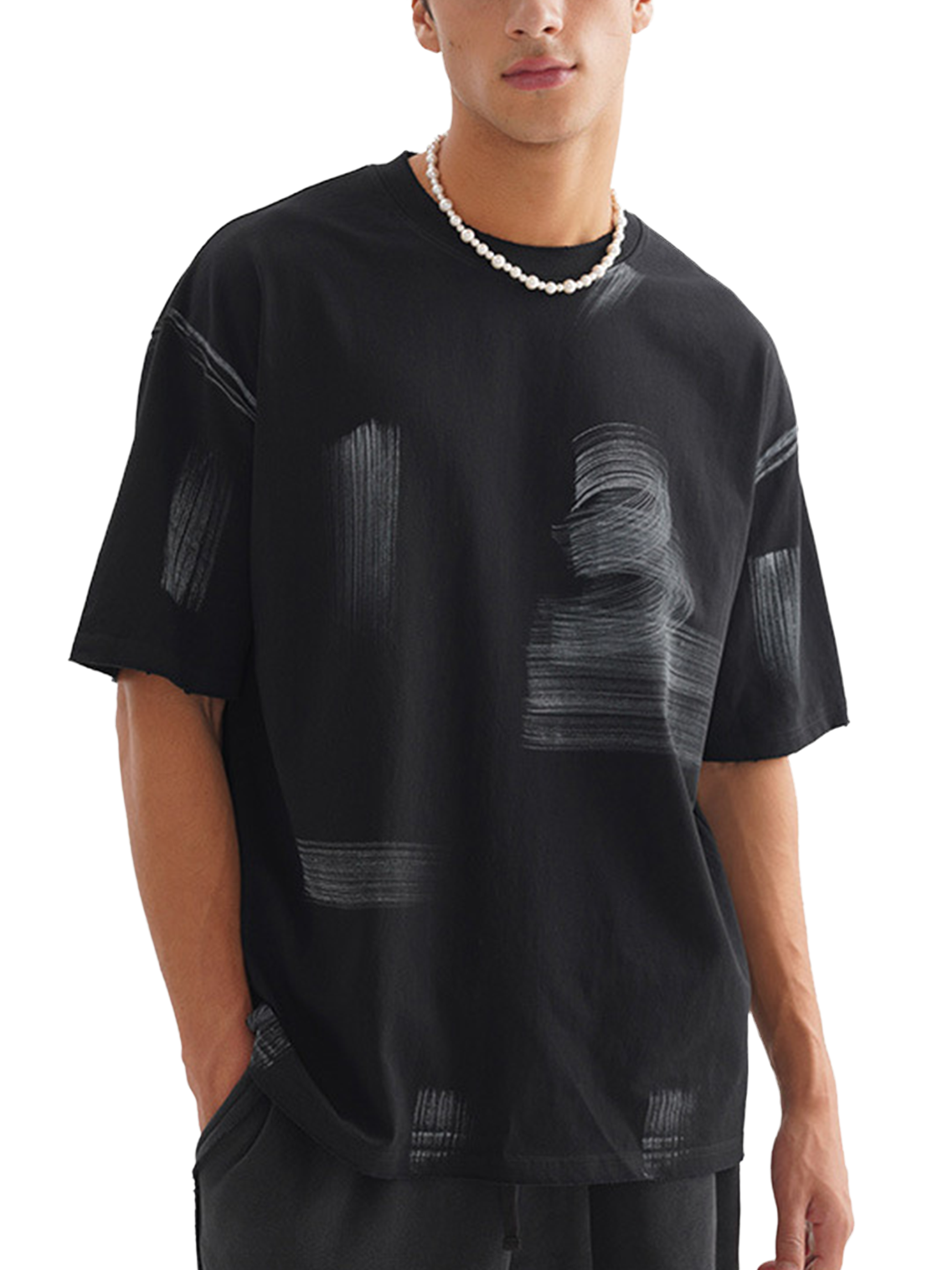 Hand Brushed Cotton T-Shirt